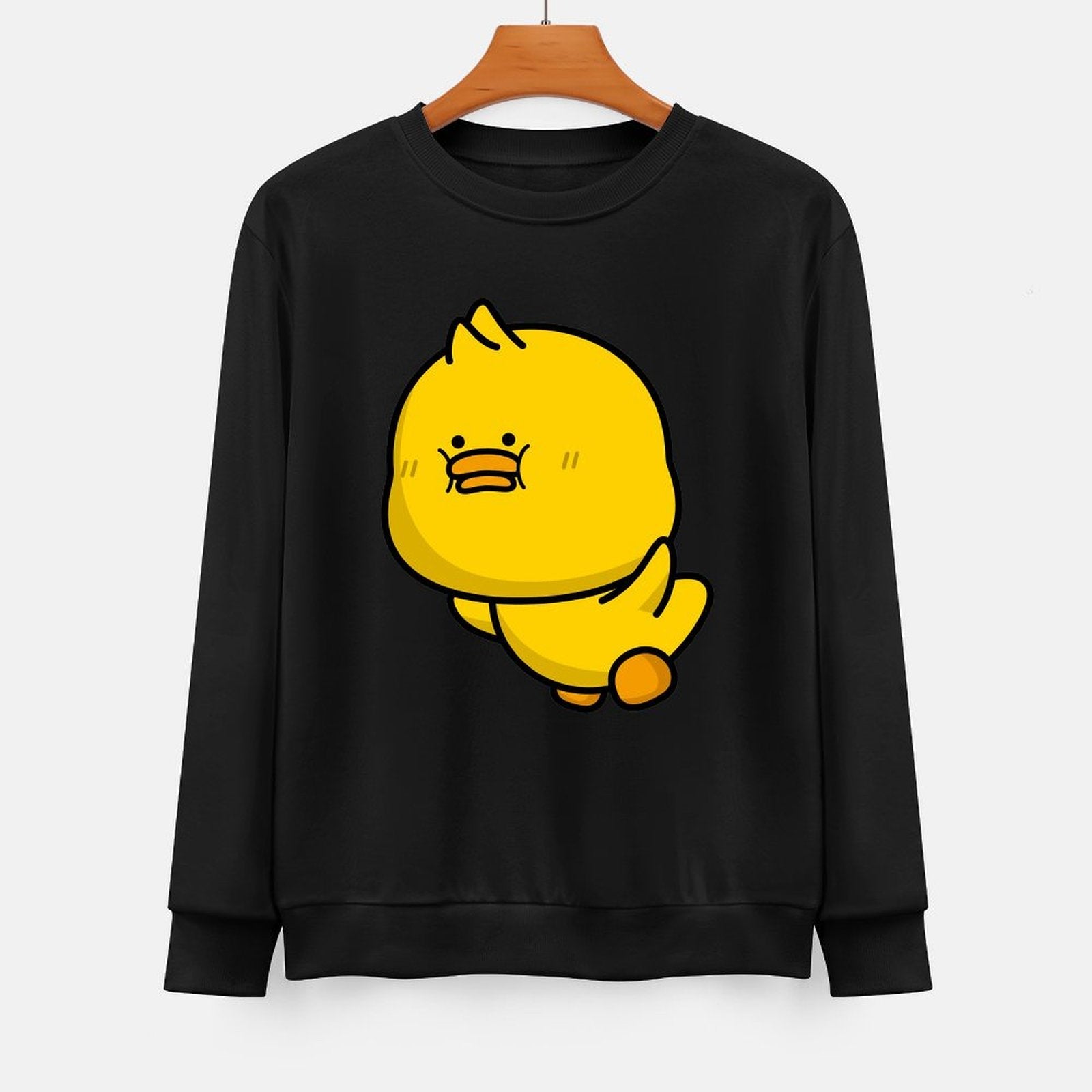 Front Patterned Long Sleeve TopCrisp Print PremiumSeries